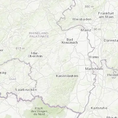 Map showing location of Rockenhausen (49.629740, 7.821340)