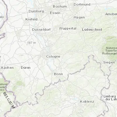 Map showing location of Rösrath (50.895590, 7.181750)
