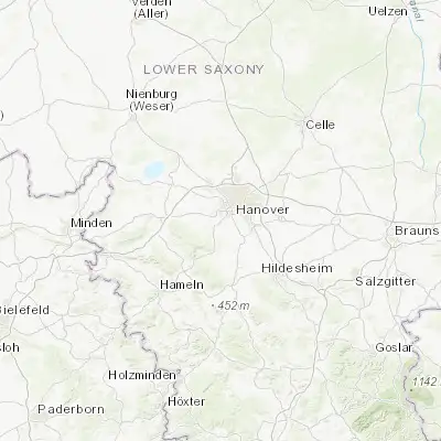 Map showing location of Ronnenberg (52.319390, 9.655440)