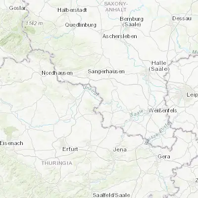 Map showing location of Roßleben (51.298860, 11.434350)
