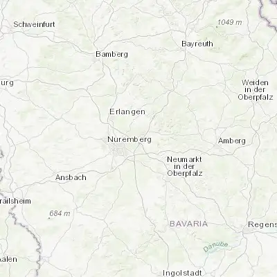 Map showing location of Röthenbach an der Pegnitz (49.483010, 11.241160)