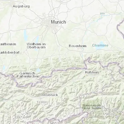 Map showing location of Rottach-Egern (47.689660, 11.770650)