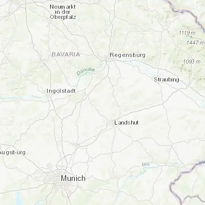 Map showing location of Rottenburg an der Laaber (48.702330, 12.027170)