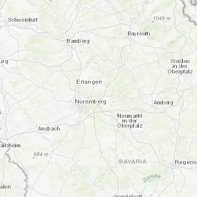 Map showing location of Rückersdorf (49.497570, 11.247510)