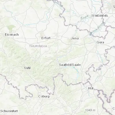 Map showing location of Rudolstadt (50.720430, 11.340460)
