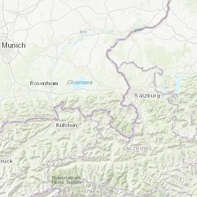 Map showing location of Ruhpolding (47.766670, 12.650000)