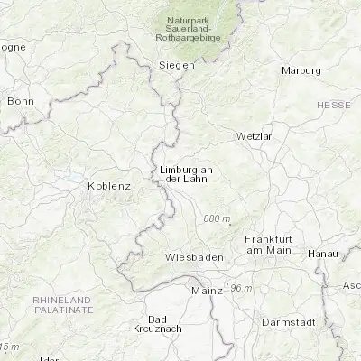 Map showing location of Runkel (50.405740, 8.154570)