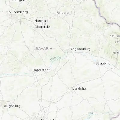 Map showing location of Saal (48.900990, 11.931960)