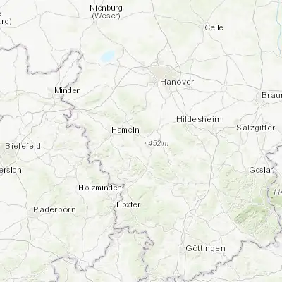 Map showing location of Salzhemmendorf (52.067000, 9.587200)