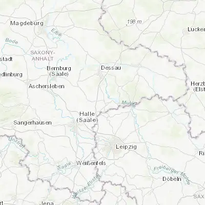 Map showing location of Sandersdorf (51.628410, 12.264920)