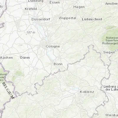 Map showing location of Sankt Augustin (50.775380, 7.197000)