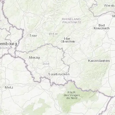Map showing location of Sankt Wendel (49.466330, 7.168140)