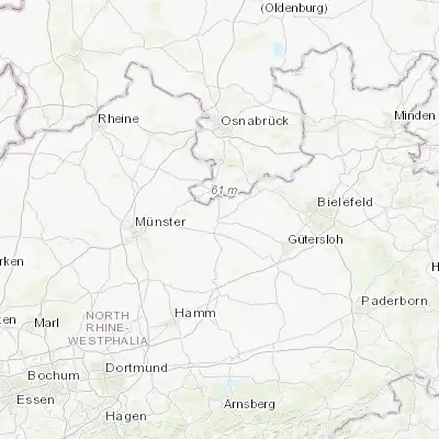 Map showing location of Sassenberg (51.992230, 8.040680)