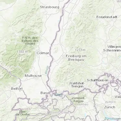 Map showing location of Schallstadt (47.958550, 7.757550)
