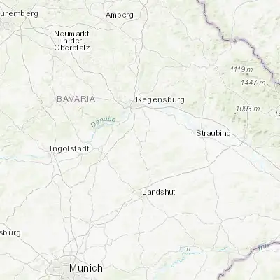 Map showing location of Schierling (48.834220, 12.139460)