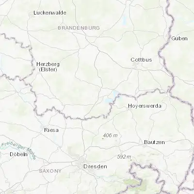 Map showing location of Schipkau (51.517660, 13.897380)