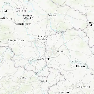 Map showing location of Schkeuditz (51.396780, 12.221410)