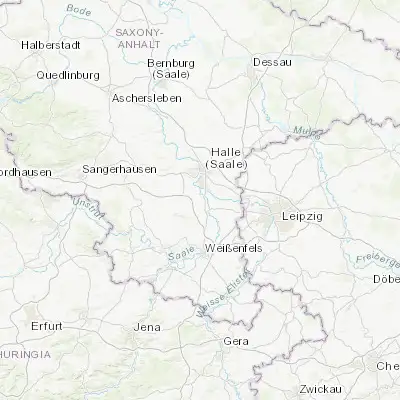 Map showing location of Schkopau (51.391860, 11.952240)
