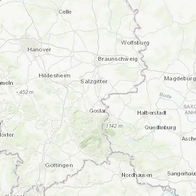 Map showing location of Schladen (52.022180, 10.539670)