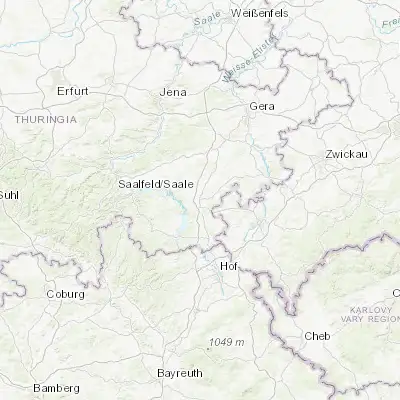 Map showing location of Schleiz (50.578660, 11.810240)