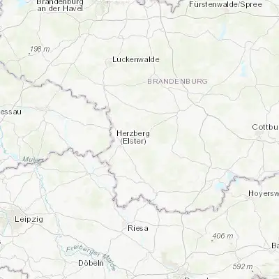 Map showing location of Schlieben (51.723790, 13.383040)