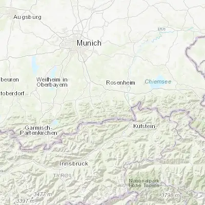 Map showing location of Schliersee (47.736210, 11.859360)