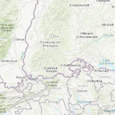 Map showing location of Schluchsee (47.816670, 8.183330)