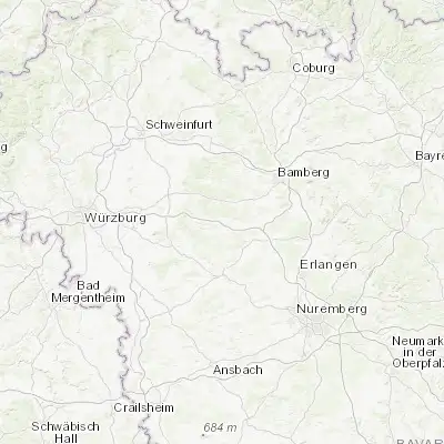 Map showing location of Schlüsselfeld (49.756210, 10.618730)
