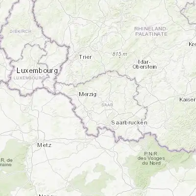 Map showing location of Schmelz (49.433330, 6.850000)