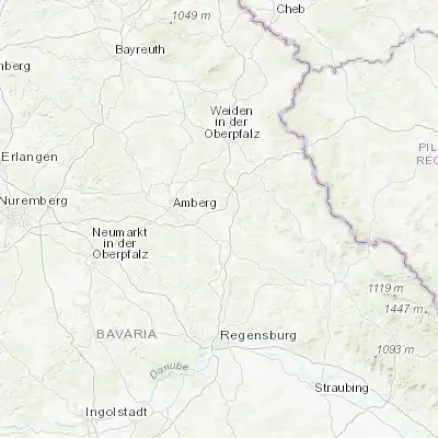 Map showing location of Schmidgaden (49.423400, 12.092470)