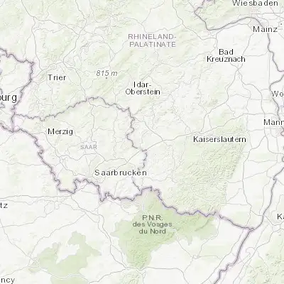 Map showing location of Schönenberg-Kübelberg (49.407400, 7.372330)