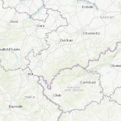 Map showing location of Schönheide (50.504580, 12.521580)