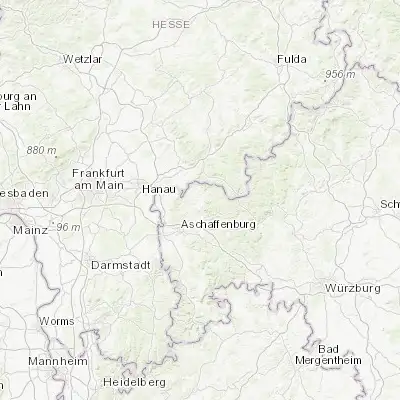 Map showing location of Schöllkrippen (50.085450, 9.246970)