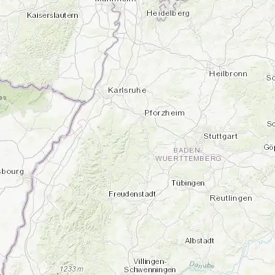 Map showing location of Schömberg (48.787130, 8.644950)