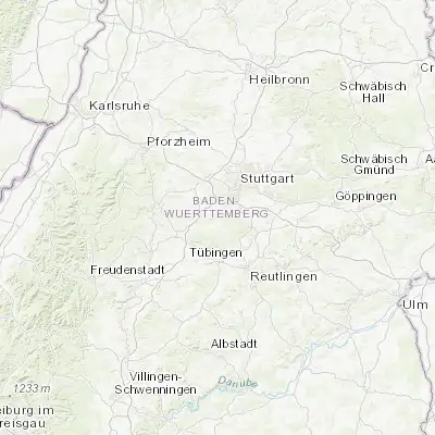 Map showing location of Schönaich (48.658710, 9.060120)