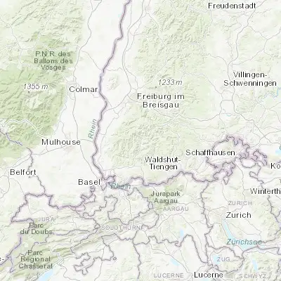 Map showing location of Schönau im Schwarzwald (47.786230, 7.894450)