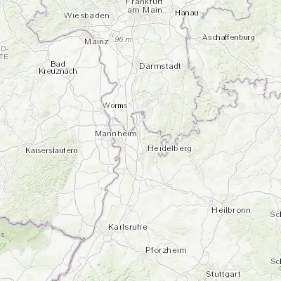 Map showing location of Schriesheim (49.473720, 8.663600)