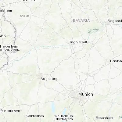 Map showing location of Schrobenhausen (48.560670, 11.260710)