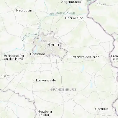 Map showing location of Schulzendorf (52.358180, 13.598420)