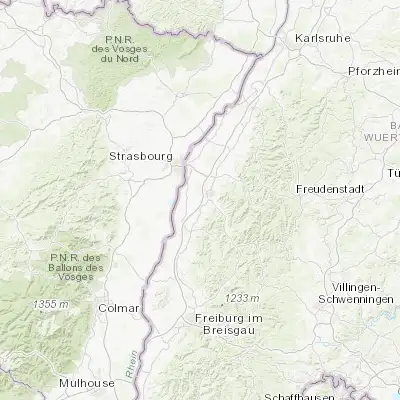 Map showing location of Schutterwald (48.450000, 7.883330)