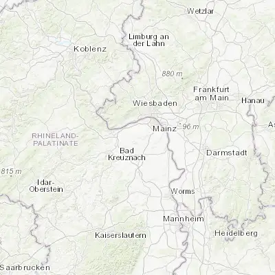 Map showing location of Schwabenheim (49.928790, 8.095250)