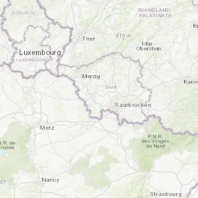 Map showing location of Schwalbach (49.300000, 6.816670)