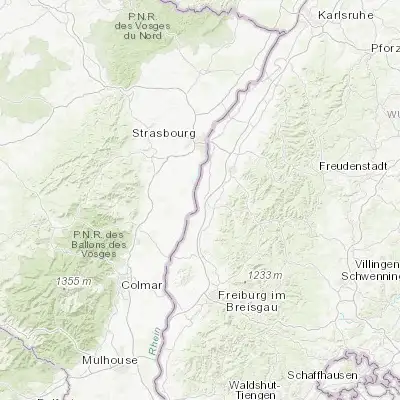 Map showing location of Schwanau (48.366690, 7.762440)