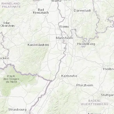 Map showing location of Schwegenheim (49.270000, 8.328610)