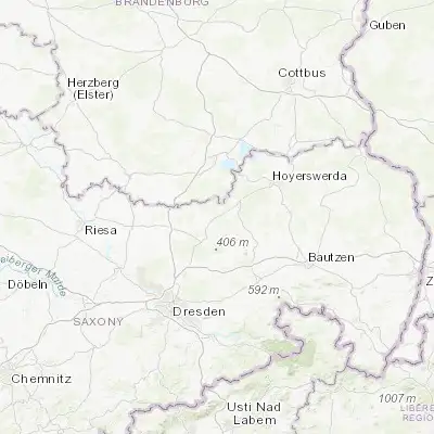 Map showing location of Schwepnitz (51.328090, 13.957720)
