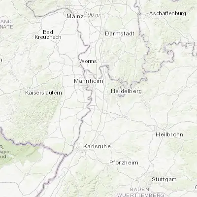 Map showing location of Schwetzingen (49.382170, 8.582300)
