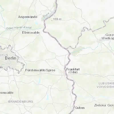 Map showing location of Seelow (52.533920, 14.381280)