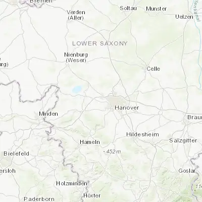 Map showing location of Seelze (52.396350, 9.597270)