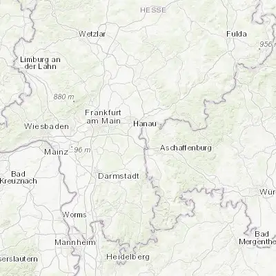 Map showing location of Seligenstadt (50.043200, 8.973940)