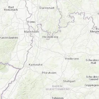 Map showing location of Sinsheim (49.252900, 8.878670)